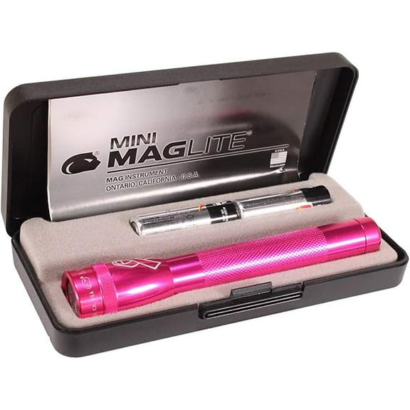 ZCMini-Mag Flashlight, AA Box, NBCF Pink