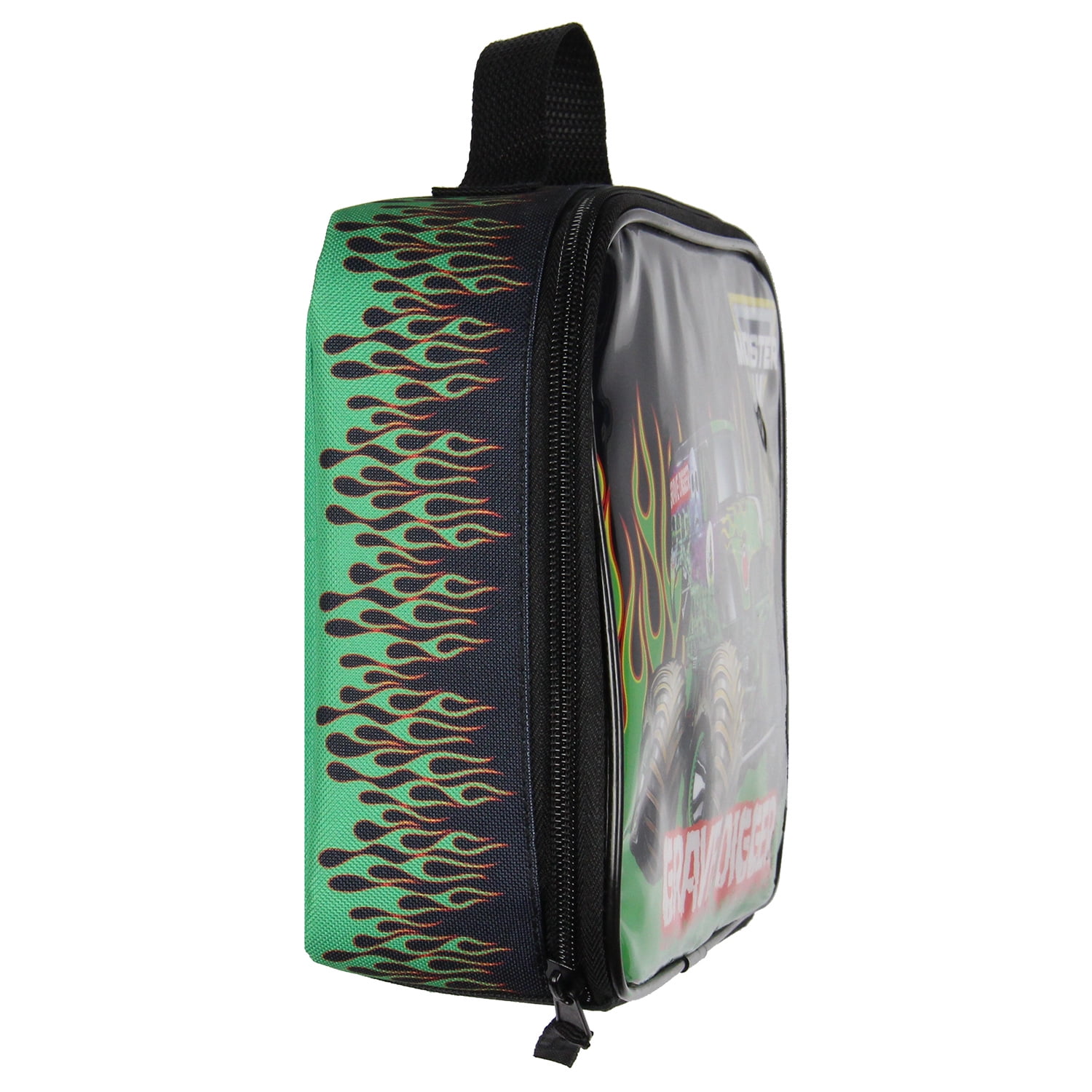 Monster Jam Grave Digger Single Compartment Insulated Big Large Lunch Box Bag 10"