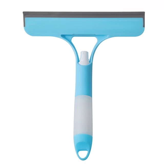3 in 1 Window Cleaning Tool, Multifunctional Double-Sided Water Squeegee with Spray Bottle for Windows, Glass, Shower Door, Car Windshield