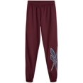 thumbnail image 1 of Reebok Boysâ€™ Sweatpants â€“ Basic Active Tricot Jogger Track Pants, Size Small, Maroon Vector, 1 of 15
