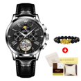 thumbnail image 1 of OLEVS Men's Watch Mechanical Watches Men Automatic Wind up Waterproof Skeleton Gold Watch for Men Luxury Gift Box Set, 1 of 2