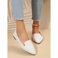 thumbnail image 1 of Women's Fashionable Soft Comfortable Red Flat Shoes, Spring And Autumn Seasons Casual Peas Shoes With Shallow Mouth And Pointed Toe, Simple And Stylis, 1 of 4