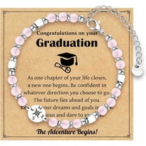 2025 Graduation Gifts for Her, Compass Bracelet for Girls Women, Inspirational High School College 5th 8th Grade Class of 2025 Graduation Gifts