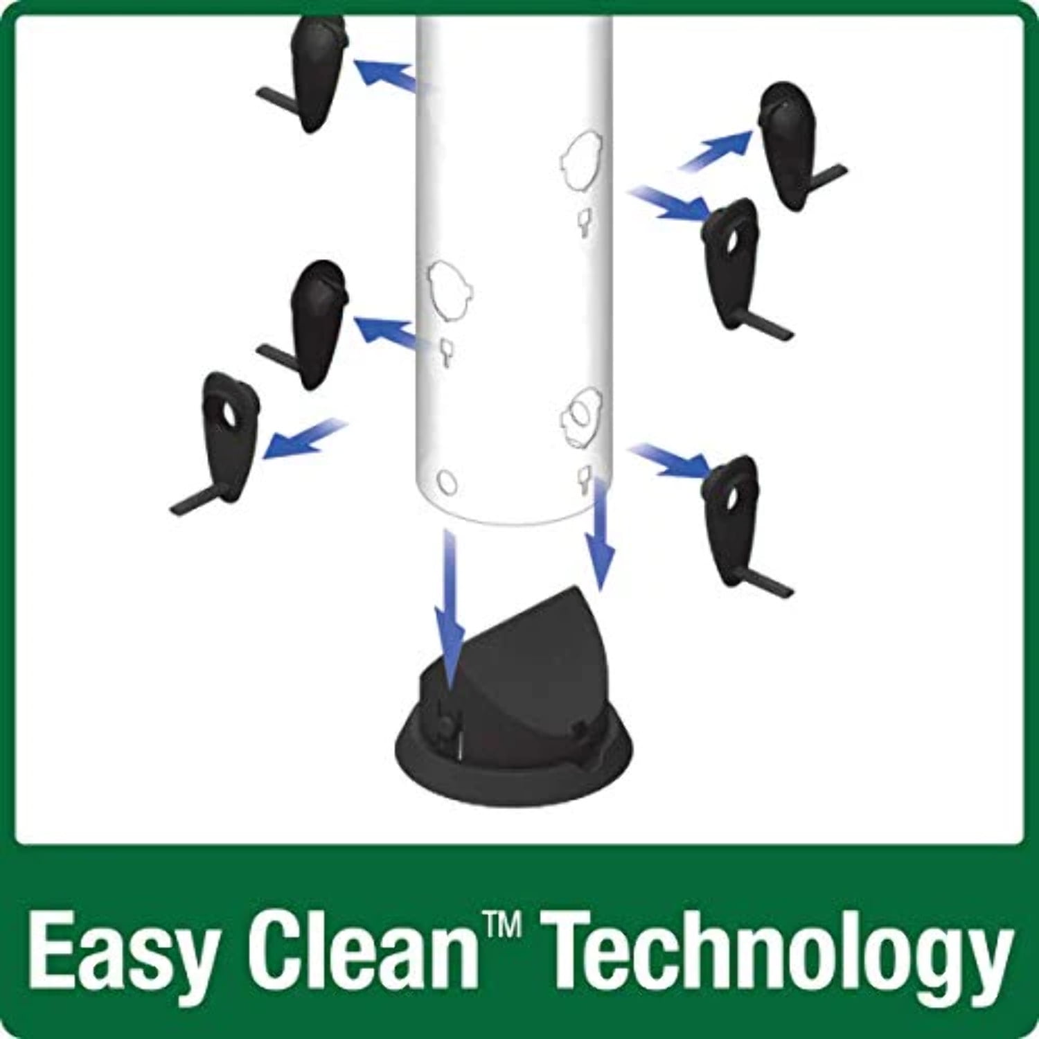 Nature's Way Bird Products Farmhouse Tube Bird Feeder - Easy Clean, 3 Qt, Multicolor — Residential Use, Standard Application