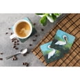 thumbnail image 3 of Carolines Treasures MW1309FC Blue Stand White Pelican Foam Coaster Set of 4 3 1/2 x 3 1/2 multicolor, 3 of 4