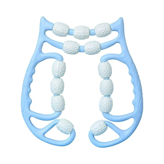 S SERENABLE Pince Circulaire pour Jambes 13 Roues Rouleau de Musculation pour Bras de Sport Corps Entier Bleu