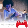 thumbnail image 4 of Worallymy Funda protectora de silicona suave para mando de juegos repuesto para Playstation 5 PS5 color rojo Worallymy JD735816144, 4 of 7