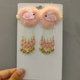 thumbnail image 4 of Horquilla con flecos y bolas de pelo para niña, accesorios para el cabello de Año Nuevo Chino, 4 of 5