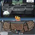 thumbnail image 6 of AUTOXBERT Car Back Seat Rear Trunk Organizer Storage Bag Pocket Pouch Bag Universal Felt, 6 of 10