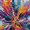 Abstract Explosion, variant on UXIEQU Geometric Abstract Canvas Wall Art 15.75x11.81 Inches