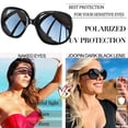 thumbnail image 3 of Gafas de sol Joopin Oversized Black Polarized para mujer, 3 of 6
