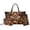 Brown - Bee Flower, variant on DISNIMO Women's Large Handbag and Wallet Set Butterfly Daisy Print Tote Bag Purse with Makeup Pouch PU Leather Top Handle Satchel Handbag