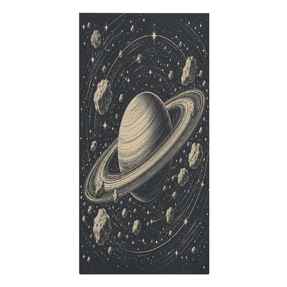 RKSupls Cosmic Whale Journey Microfiber Beach Towel Absorbent Compact Towels for Swimming Pool Beach Travel Things for Vacation Essentials Adult Gift,61.4×30.3Inch