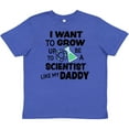 thumbnail image 3 of Inktastic I Want to Grow Up to Be a Scientist Like My Daddy Youth T-Shirt, 3 of 5