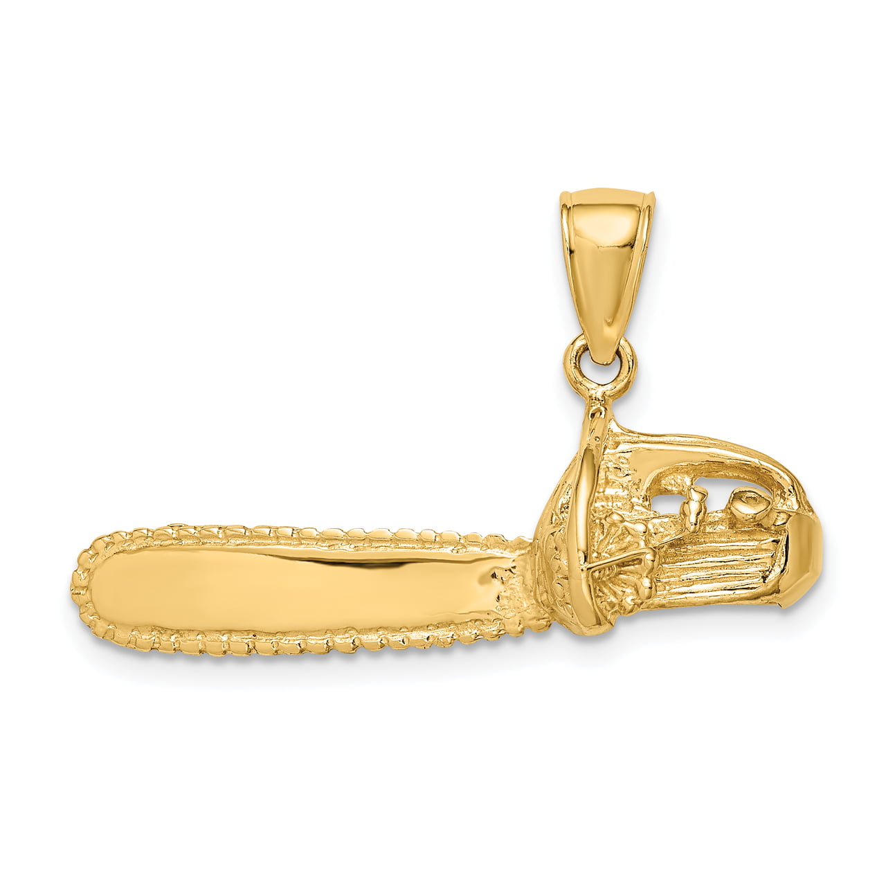 New 14k Yellow Gold Saw And Hammer Pendant