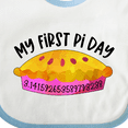 thumbnail image 4 of Inktastic My 1st Pi Day Pink Pie Pan Pun Boys or Girls Baby Bib, 4 of 4
