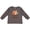 Charcoal, variant on Inktastic October Favorite Color is Fall Girls Long Sleeve Toddler T-Shirt