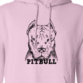 thumbnail image 3 of Inktastic Pitbull Sketch Portrait with Dog Breed Name Adult Hoodie Sweatshirt, 3 of 4