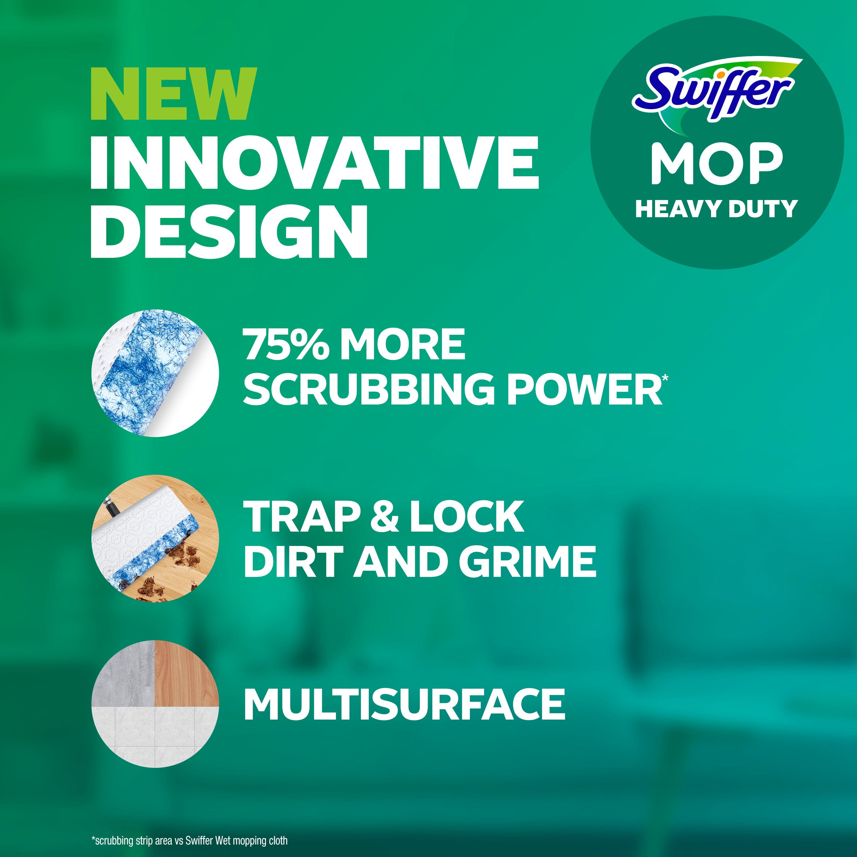 Swiffer Sweeper Pet Heavy Duty Wet Multi-Surface Cloth Refills for Floor Mopping and Cleaning, Fresh Scent, 20CT