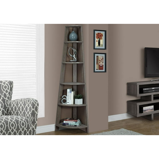 Monarch Specialties Inc Monarch Specialties Bookcase - Cappuccino, 72"H