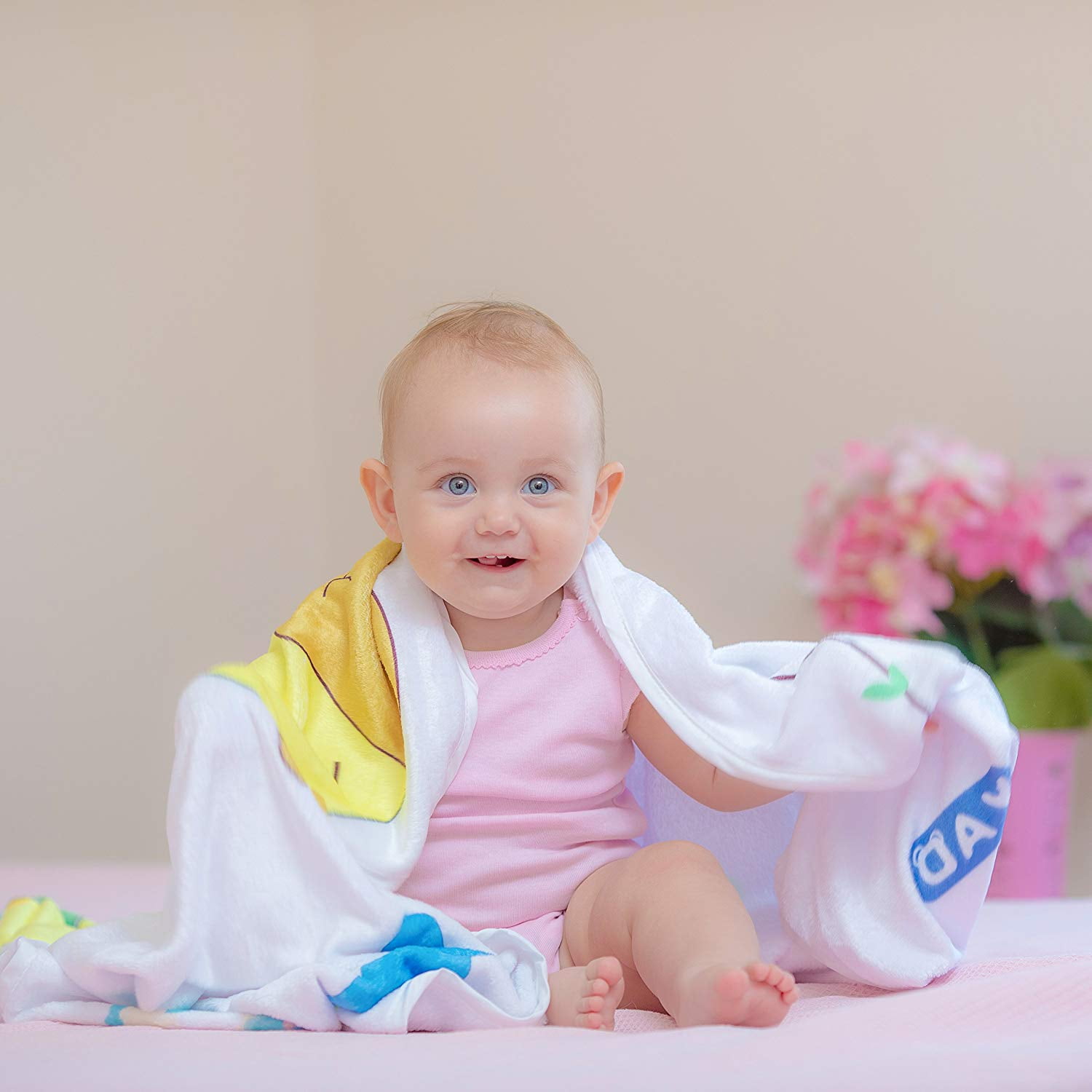 Baby Monthly Milestone Blanket (Large 60