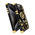 thumbnail image 3 of FKBRCL4U Compatible with iPhone 16 Pro Case, Shine Gold Rose Luxury Golden Decoration for Girl Women Soft TPU Shockproof Protective Hard PC Back, 3 of 7