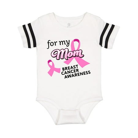 

Inktastic For My Mom - Breast Cancer Awareness Gift Baby Boy or Baby Girl Bodysuit