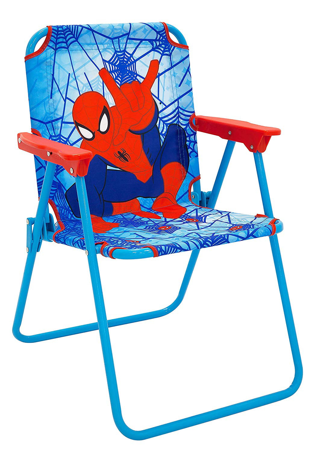SpiderMan Adventures Patio Chair, Folds flat for easy