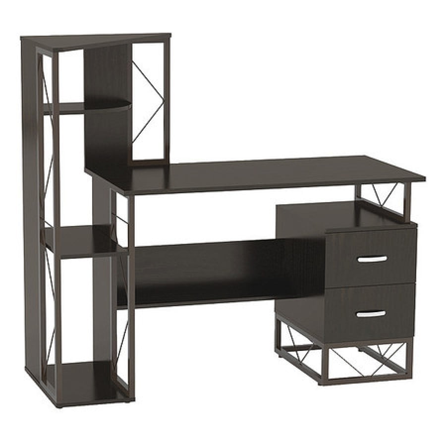 MAYLINE 1002BB Storage Desk , Black , Metal