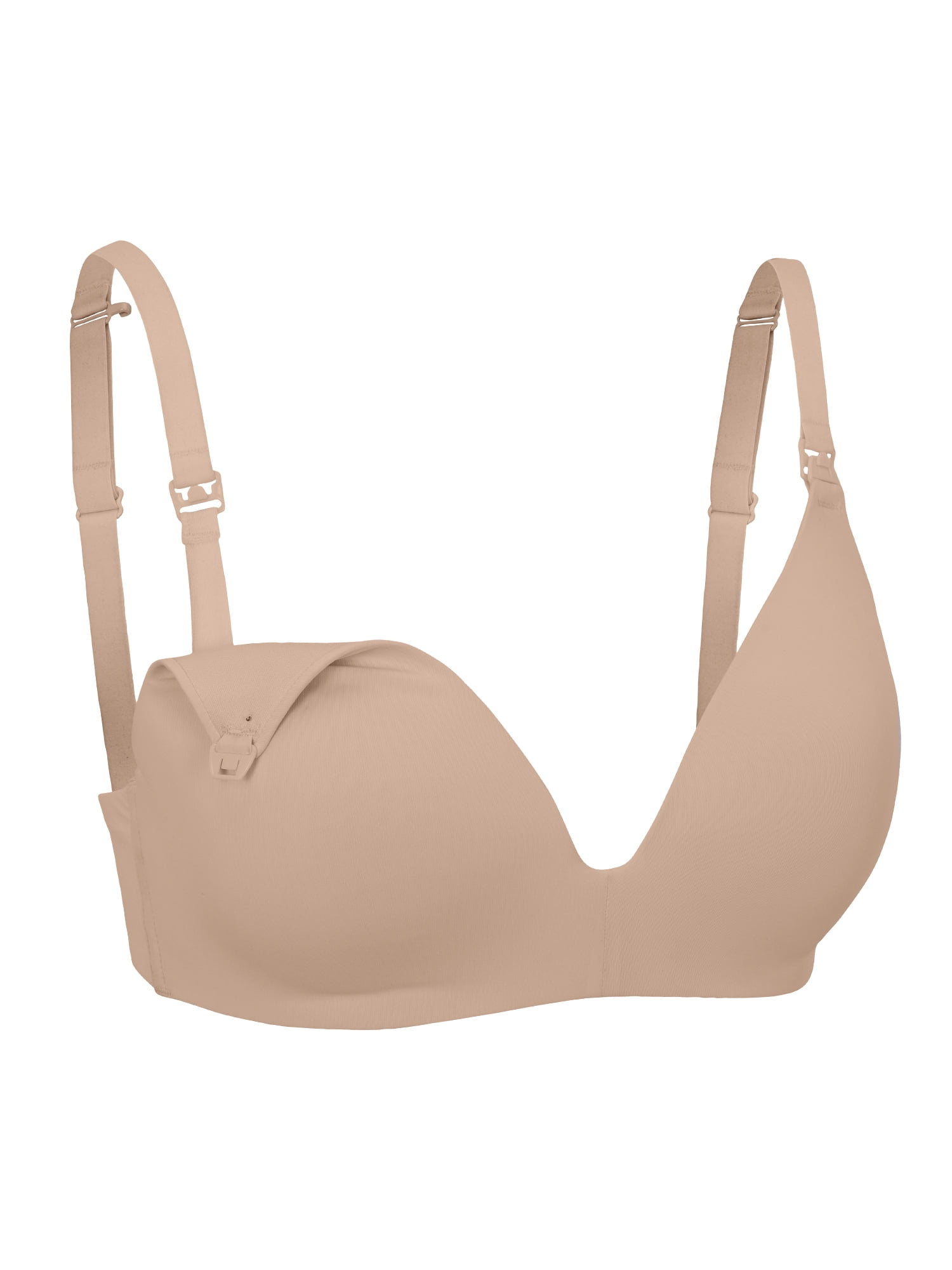 Ingrid & Isabel For Every Belly Women's Maternity & Nursing Breastfeeding Absorbent Wire free Bra, SizesS-XXXL