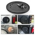 thumbnail image 5 of Gas Cap Cover Locking Fuel Tank Filler Door Cover For 07-18 Jeep Wrangler JK JKU, 5 of 5