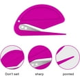 thumbnail image 3 of 3pcs Desk Letter Openers, Plastic Envelope Opener Slitter Secure and Efficient Mail Opener Tool with Sharp Edges Envelope Slitter for Wrapping Mail and Paper Cutting(Rose Red), 3 of 5