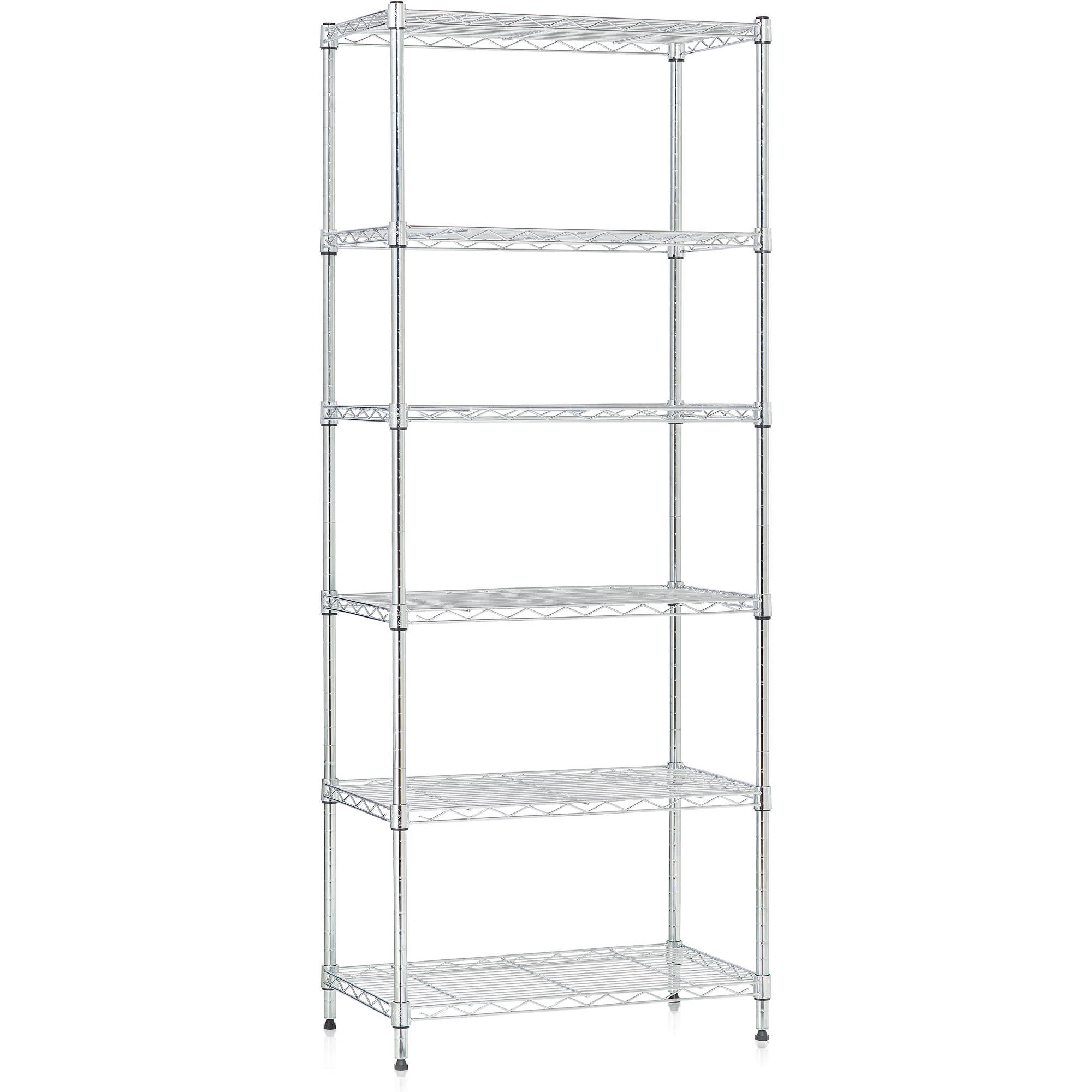 Work Choice 6-shelf Commercial Wire Shelving Convertible Rack, 13"Dx23"Wx59"H - image 4 of 4