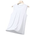 thumbnail image 6 of Hessimy Men's Tank Top Undershirts Moisture Wicking Breathable, Fitted Fit T Shirts for Men（White,XXXXXL), 6 of 6