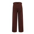 thumbnail image 6 of JGGSPWM High-Waist Straight Leg Corduroy Pants for Women Casual Vintage Style Trousers Brown M, 6 of 8