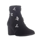 Womens Anne Klein Glinda Studded Ankle Boots, Black