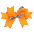 thumbnail image 5 of Unique Bargains 1 Pc Duckbill Clip Halloween Mesh Hair Clip for Women Orange Black, 5 of 5