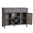 thumbnail image 4 of InRoom Furniture C6500 Buffet Cabinet, Brown, 4 of 5