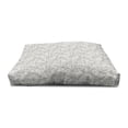 thumbnail image 4 of Tropical Pet House, Rainforest Giant Leaves Plants Botanical Jungle Herbs Feng Shui Bush Sketch, Outdoor & Indoor Portable Dog Kennel with Pillow and Cover, 5 Sizes, Grey Dust, by Ambesonne, 4 of 5