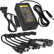 42V 2A Charger with 6 Connections for 36V 10S Lithium Battery, Universal Lithium