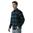 thumbnail image 4 of Chaps Men's & Big Men's Long Sleeve Stretch Button Down Flannel Shirt, 4 of 5