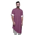 thumbnail image 5 of Atasi Printed Mandarin Collar Casual Kurta Ethnic Shirt Long Asymmertic Kurta, 5 of 6