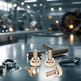 thumbnail image 5 of Uxcell 6-Pack Knurled Thumb Screws, M6x12mm Solid Brass Flat Head Knobs Bolts with Shoulder Grip Fasteners, 5 of 6