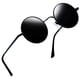 thumbnail image 1 of Gafas de sol redondas polarizadas Joopin, gafas de sol circulares con protección UV para hombre y mujer, disfraz de gafas de sol pequeñas (paquete negro simple), 1 of 6