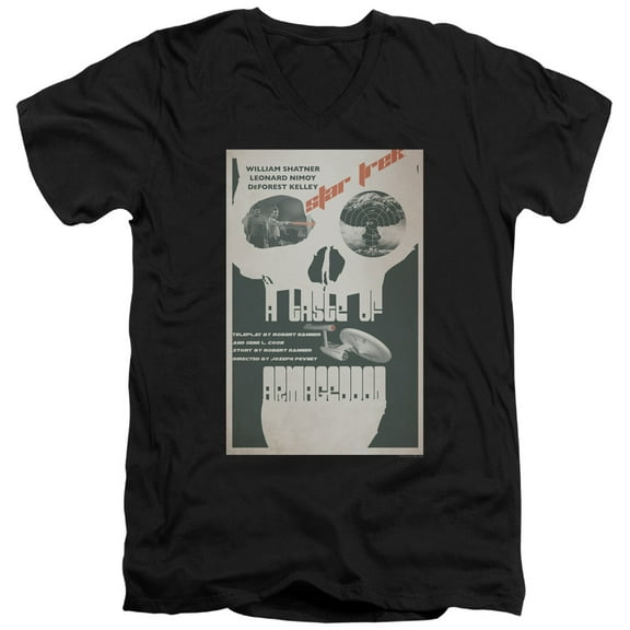 Star Trek - Tos Episode 23 - Slim Fit V Neck Shirt - Large