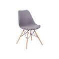 thumbnail image 1 of AveSix Allen Collection Guest - Chaise - Plastique, Bois - Gris, 1 of 3