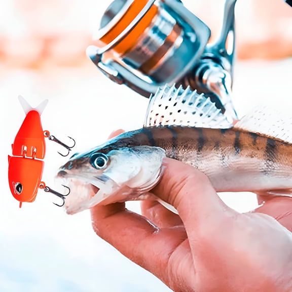 BESTSKY Mini Multi Segment Swimbaits Freshwater And Saltwater Fishing Lure Jointed Glide Bait Glidebait Swimbait Wobbler Gifts For Fishing Lover