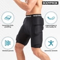 thumbnail image 3 of Pantalones cortos acolchados protectores Bodyprox para snowboard, skate/esquí, 3 of 7