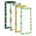 thumbnail image 1 of shyuyusa 4-Piece Fruit Theme Portable Tear-Off Notepad Daily Memo Notebook for Study Office Use, 1 of 5