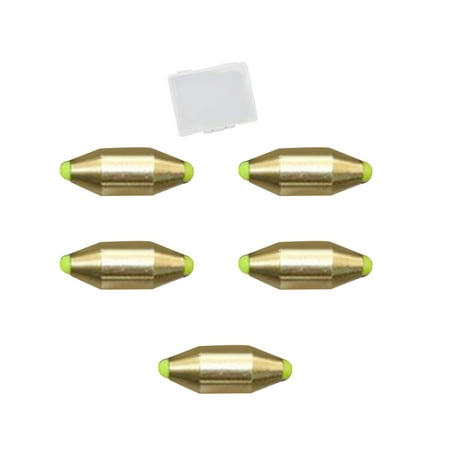 Wswqop Fishing Sinkers Copper Saltwater Fishing Fishing Tackle Accessory with Box Bait 4. 5 Pieces
